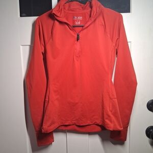 Champion Red Athletic Half-Zip Top